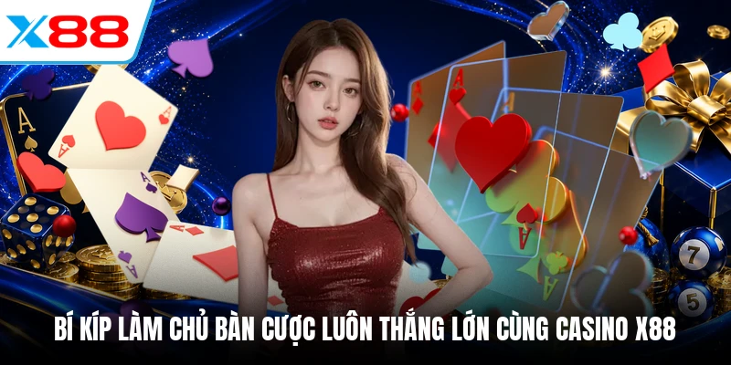 Bí kíp làm chủ bàn cược luôn thắng lớn cùng casino X88