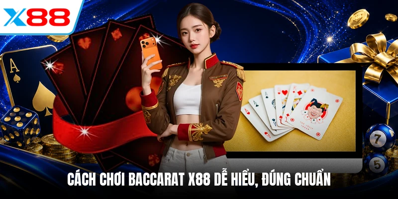 Cách chơi Baccarat X88 dễ hiểu, đúng chuẩn