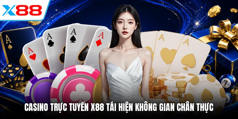 Casino trực tuyến X88 tái hiện không gian chân thực
