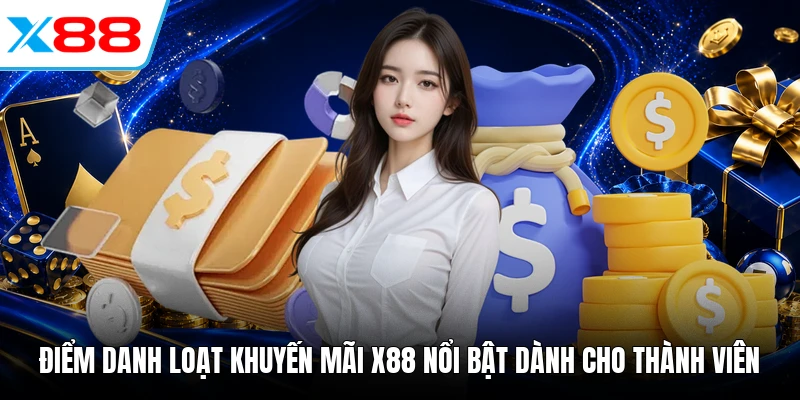 Điểm danh loạt khuyến mãi X88 nổi bật dành cho thành viên