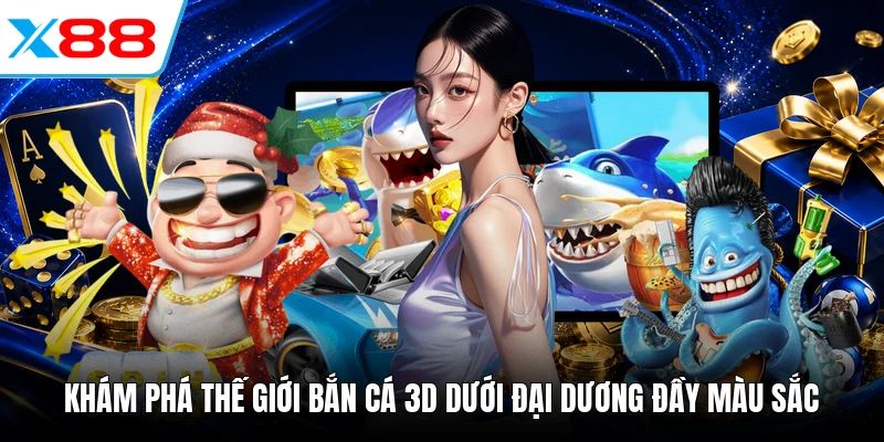 Khám phá thế giới bắn cá 3D dưới đại dương đầy màu sắc