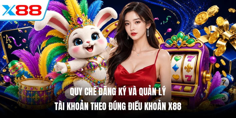 Quy chế đăng ký và quản lý tài khoản theo đúng điều khoản X88