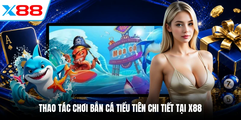 Thao tác chơi bắn cá Tiểu Tiên chi tiết tại X88