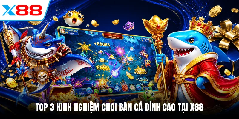 Top 3 kinh nghiệm chơi bắn cá đỉnh cao tại X88